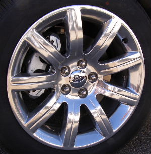 09-12 FORD FLEX LIMITED 19x8 Thin Grooved 9 Spoke POLISHED