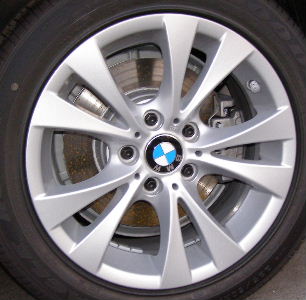 08-10 BMW 528XI/535XI 17x8 e43 Angular Flared 10 V-Spoke SILVER - AWD ST 277