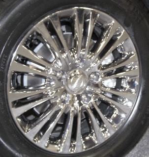 11-13 CHRYSLER TOWN & COUNTRY LIMITED 17x6.5 Flared Paired 20 Spoke PVD CHROME