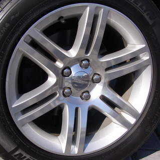 11-15 DODGE CHARGER R/T 18x7.5 Flat Double 6 Spoke POLISH/SILVER, WPB