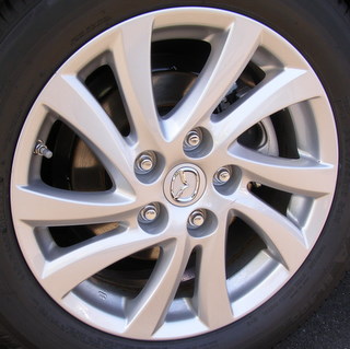 12-13 MAZDA 3 GT/TOURING 16x6.5 Swept Double 5 Spoke A SILVER