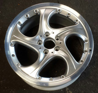 00-05 MERCEDES CL500/CL600 18x8.5 2Pc Swept Contoured 5 Spoke 215 CHASSIS - FRONT,  RT206