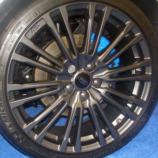 16-17 FORD FOCUS RS 19x8 RS Contoured Double 10 Spoke MATTE GREY