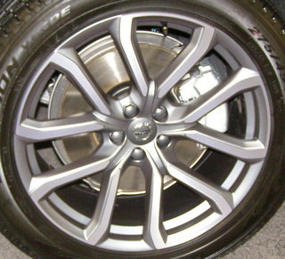 15-22 VOLVO XC90 T6 20x9 Outlined Separated 5 V-Spoke MATTE MACH/GREY