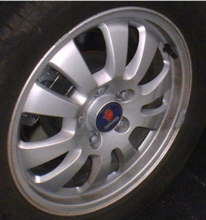 04-10 SAAB 9-5 2.3T/LINEAR 16x6.5 Convex Paired 10 Spoke SILVER