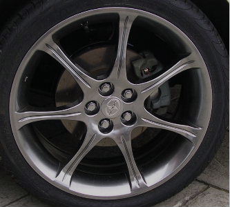 08-13 SCION XD 18x7.5 Grey Thin Grooved 7 Spoke A LIP FOR 