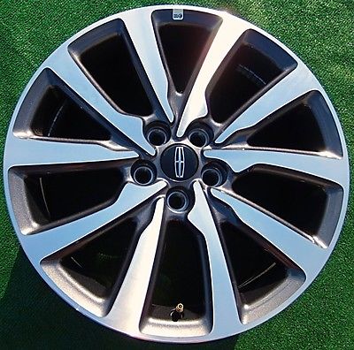 17-20 LINCOLN CONTINENTAL PREMIERE/SELECT 18x8 Angular Slanted Pointed 10 Spoke MACHINE/GREY