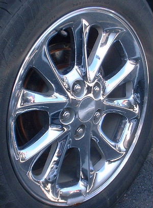 99-01 CHRYSLER LHS 17x7 Paired 10 Spoke with Open Lugs A CHROME