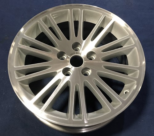 08-10 CHRYSLER 300 LX/TOURING 17x7 Flat Paired 20 Spoke MACH/SILVER, WGN