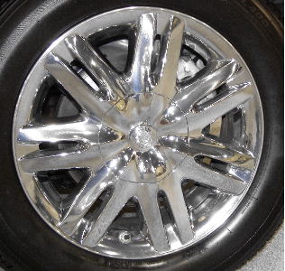 08-12 CHRYSLER TOWN & COUNTRY LIMITED 17x6.5 Contoured Double 7 Spoke CHROME SKIN