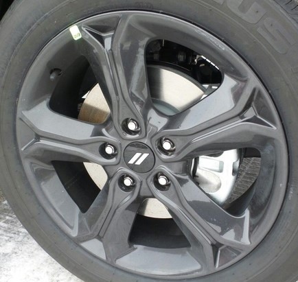18-20 DODGE JOURNEY CROSSROAD 19x7 Grooved 5 Spoke with Flared End CHARCOAL (BLACK NOISE), WP4