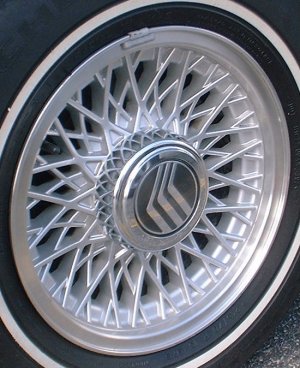 93-96 FORD CROWN VICTORIA 15x6.5 Dished Lacy Spoke, F3ACKA A