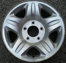 99 FORD EXPEDITION 16x7 5 Spoke w Indent on each C SILVER PAINTED