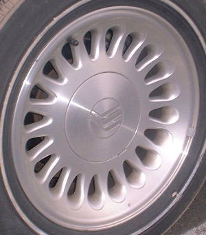98-01 MERCURY GRAND MARQUIS GS/LS 16x7 Dished with 20 Holes #F8..AB A MACHINE/SILVER