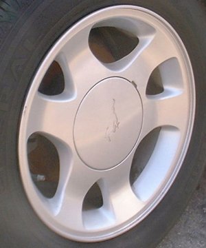99-01 FORD MUSTANG 15x7 Flat Paired 6 Spoke A SILVER