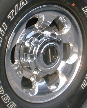 03-05 FORD EXCURSION LIMITED 16x7 8x170mm w 6 D-Shaped Holes B POLISHED