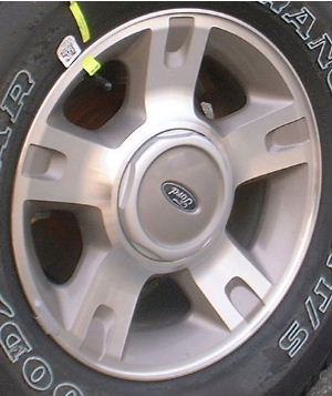 01-05 FORD EXPLORER SPORT TRAC XLS/XLT 16x7 Dished 5 Spoke with Indented End MACH/SILVER