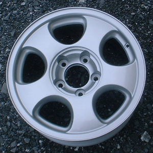 00-02 FORD EXPEDITION 17x7.5 Flat Flared 5 Spoke 14mm SILVER