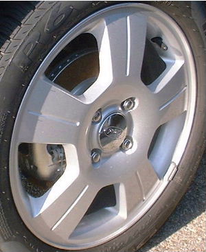 03-07 FORD FOCUS SES/ZX3/ZX5 16x6 Wide 5 Spoke w Thin Groove A SILVER