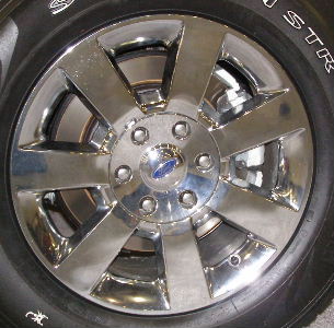 07-11 FORD EXPEDITION LIMITED 18x8.5 Thin Flat 7 Spoke CHROME SKIN