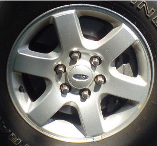 07-17 FORD EXPEDITION XLT 17x8 6 Spoke w Open Lugs SILVER