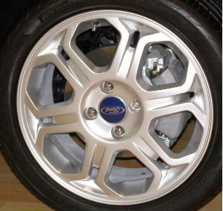 07-11 FORD FOCUS SE/SEL/SES 16x6 Thin Groovd Dbl 6 Spk, Flared End SILVER