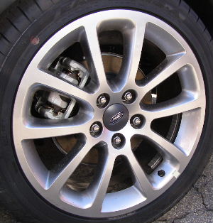 10-12 FORD FUSION SEL 18x7.5 Paired Thin 10 Spoke BRILLIANT