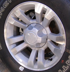 07-11 FORD RANGER SPORT 16x7 Dished Doubl 5 Spoke w Flat End SILVER, MACH'D ENDS