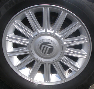 08-11 MERCURY GRAND MARQUIS LS 17x7 Thin Spined & Grooved 14 Spk SILVER