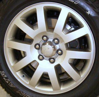 10-14 FORD EXPEDITION LIMITED 20x8.5 Thin Flat 10 V-Spoke A SILVER/BLACK BASE