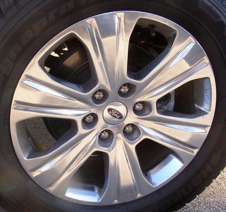 15-16 FORD EXPEDITION PLATINUM 20x8.5 Flared Double Grooved 6 Spoke POLISHED