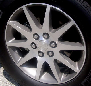 13-17 BUICK ENCLAVE CONVENIENCE/LEATHER/PREMIUM 19x7.5 Thin Flat 10 Spoke MACH/GREY, OPT RZA