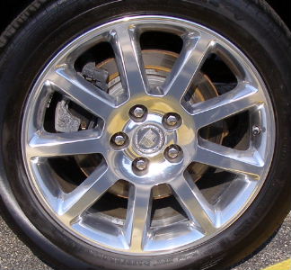 WHEEL 17X8 ALLOY 7 SPOKE POLISHED OPT P62 FITS 08-09 CTS 636693