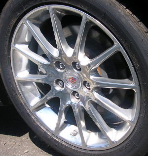 WHEEL 17X8 ALLOY 7 SPOKE POLISHED OPT P62 FITS 08-09 CTS 636693