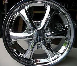04-08 CHEVROLET COLORADO 18x7 Thin Flared 6 Spoke, Rivets at End CHROME, ST 400