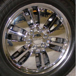 07-12 CHEVROLET TAHOE 20x8.5 Thin Flat Paired 12 Slot CHROME, ST 994