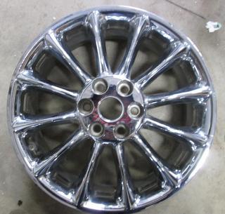 07-15 CHEVROLET TRAVERSE 20x7.5 Rounded 12 Spoke CHROME DLR ACCY