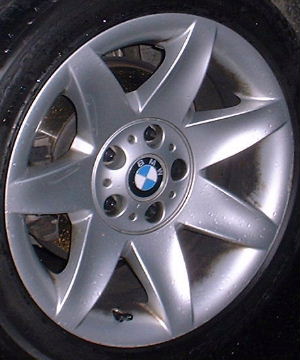 01-03 BMW 525I/530I/540I 17x8 Dished Flat 7 Spoke 6751761 STYLE 81