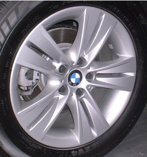 02-06 BMW X5 4.4I 18x8.5 Split 5 Spk Raised Edge 6765502 SILVER - STYLE 153