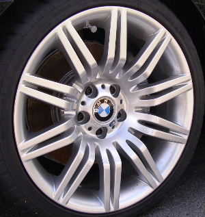 04-10 BMW 525I/528I/530I/535I/545I/550I 19x8.5 e18 Dished Thin Split 10 Spoke BRILLNT FRONT - ST 172