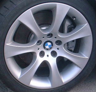 06-07 BMW 525XI/530XI AWD 18x9 et55 Dished Flared Thin 7 Spoke A REAR - STYLE 124