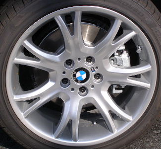 04-10 BMW X3 3.0 SI 19x8.5 Thin Dished 7 Y-Spoke 3417267 B BRILLNT FRONT - ST 191