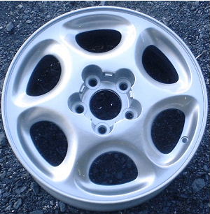 98-00 OLDSMOBILE INTRIGUE GX 16x6.5 Soft Tapered 6 Spoke SILVER