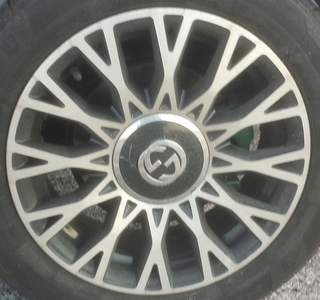 H FIAT 500 GUCCI 12 X-Spoke - Wheel Collision
