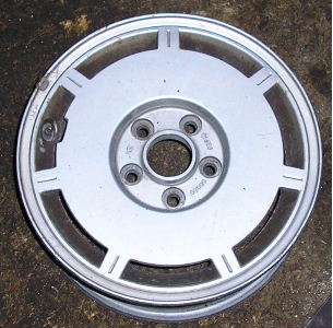 87-88 NISSAN 200SX 15x6 Short Flat Thin Grooved 7 Spoke A SMALL CAP