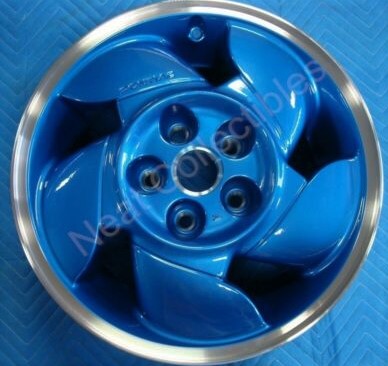 92-93 PONTIAC GRAND PRIX SE 16x6.5 Curved Contoured Cut 5 Blade BLUE