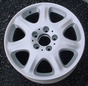00-02 MERCEDES S420/S430/S500 16x7.5 Spined 7 Spoke 2204010102 220 CH - SILVER