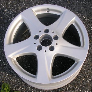 04-05 MERCEDES S430/S500/S600 17x7.5 Contoured Twisted 5 Spoke 220 CH - SILVER