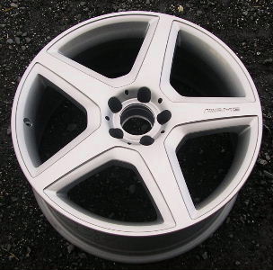 05-08 MERCEDES CLS55/CLS63 19x8.5 AMG Thin 5 Spoke w Edge 219 CH - SILVER FRONT