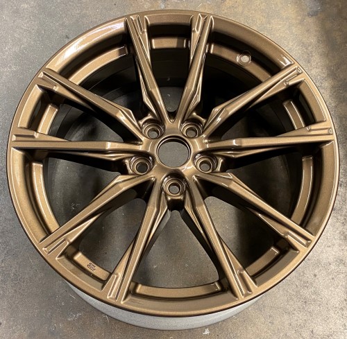 20 TOYOTA 86 HAKONE EDITION 17x7 Creased 5 V-Spoke w Outlined Ends A BRONZE